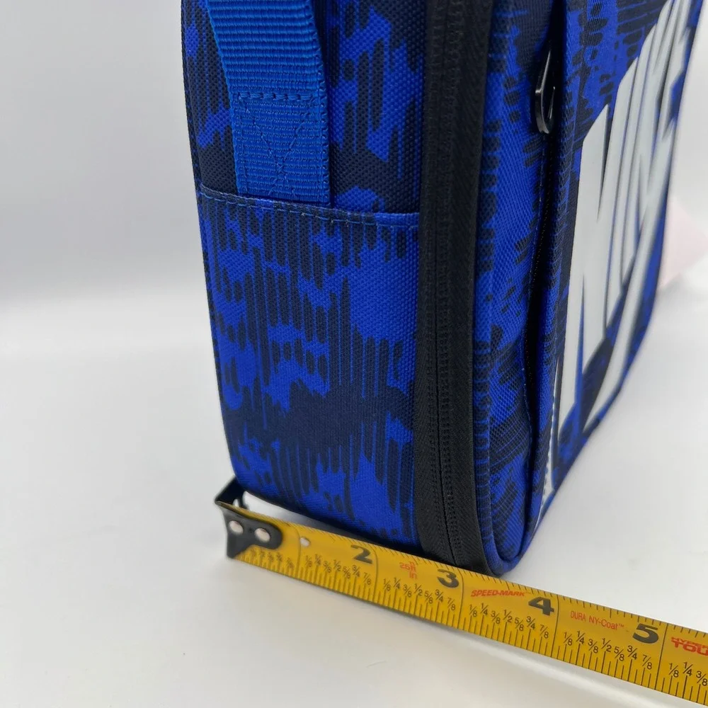 Nike Futura Fuel Hard Shell Lunch Box Game Royal Silver NWT back to school